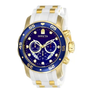 Reloj Dorado Blanco Invicta Pro Diver 20288 para hombre