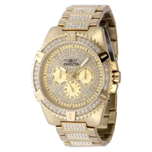 Reloj Oro Blanco Invicta Celestial 48561 para hombre