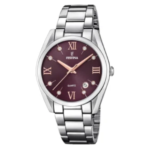 Reloj Plateado Festina Boyfriend F16790/E para mujer