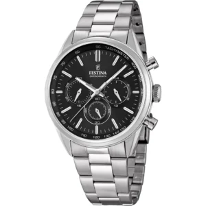 Reloj Plateado Festina Timeless Chrono F16820/4 para hombre