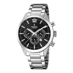 Reloj Plateado Festina Timeless Chrono F20343/8 para hombre