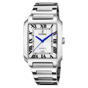 Reloj Plateado Festina On the Square F20677/1 para hombre