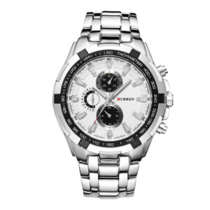 Reloj Plateado Currren KRE021902para hombre