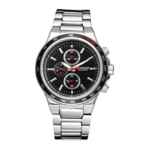Reloj Plateado Curren KREA841901 para hombre