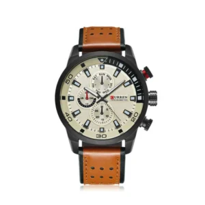 Reloj Cuero Marrón Curren KREB110111 para hombre