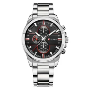 Reloj Plateado Curren KREB491901 para hombre