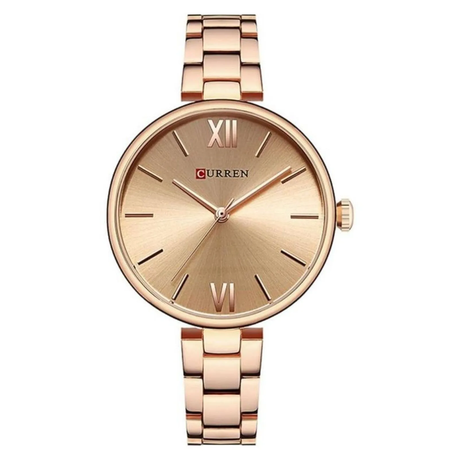 Reloj Oro Rosa Curren KREB7120 para mujer