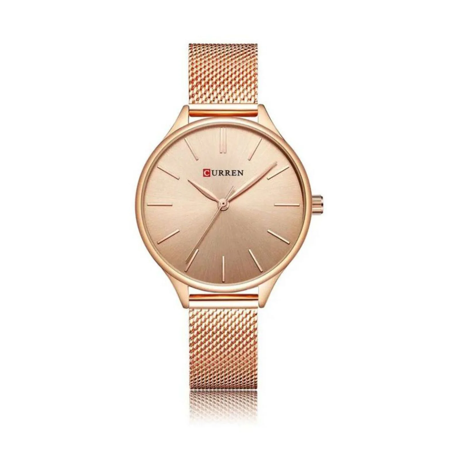 Reloj Oro Rosa Curren KREB7320 para mujer
