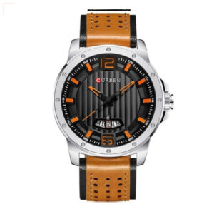 Reloj Cuero Marrón Curren KREB84191311 para hombre