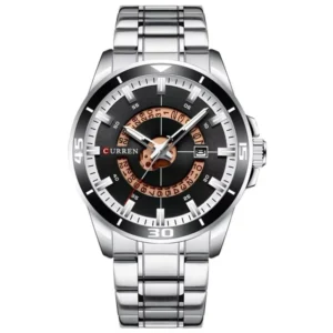 Reloj Plateado Curren KREC781901 para hombre