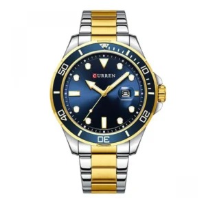 Reloj Plateado Dorado Curren KRED17192118
