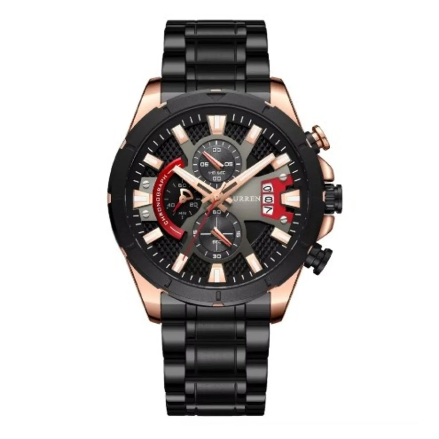 Reloj Negro Curren KRED42001 para hombre