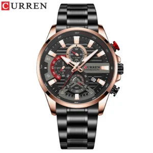 Reloj Negro Curren KRED612001 para hombre