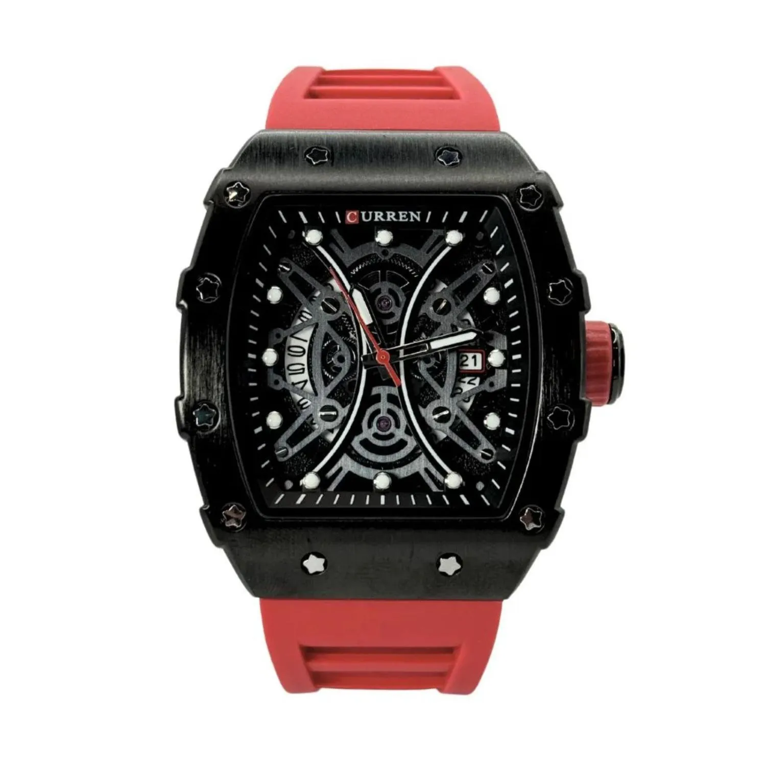 Reloj Rojo Curren KRED8003 para hombre