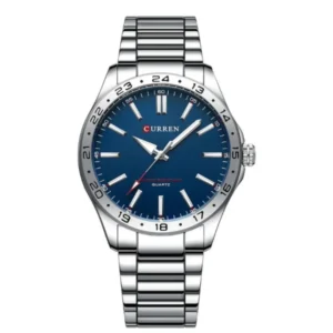 Reloj Plateado Curren KRED93303 para hombre