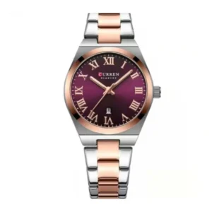 Reloj Plateado Dorado Curren KREE1405 para mujer